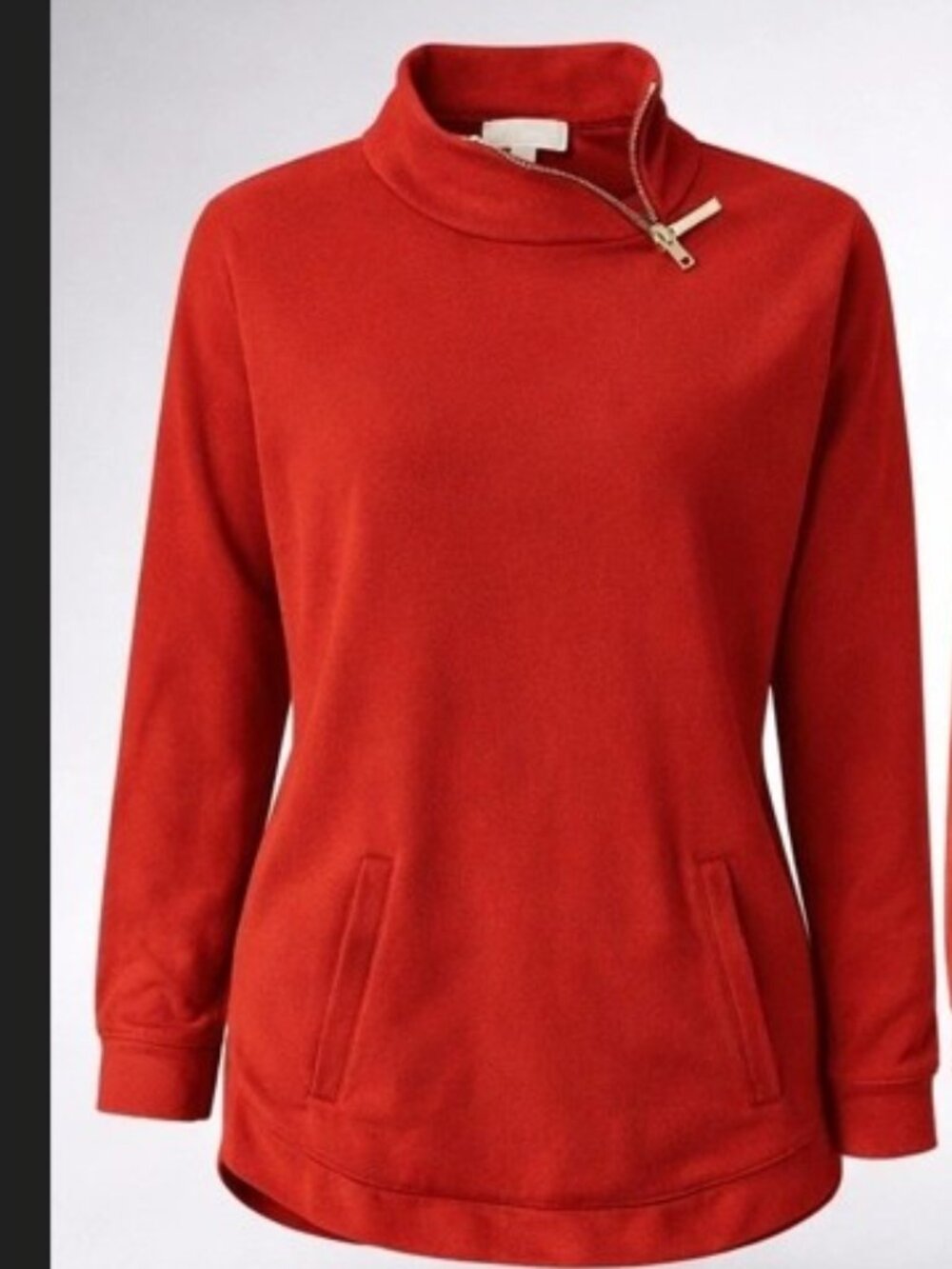 Michael Kors Red Cowl Neck Pullover Sweater